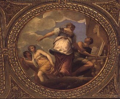 Alegoria Studiów (malarstwo sufitowe) autorstwa Giambattista Zelotti