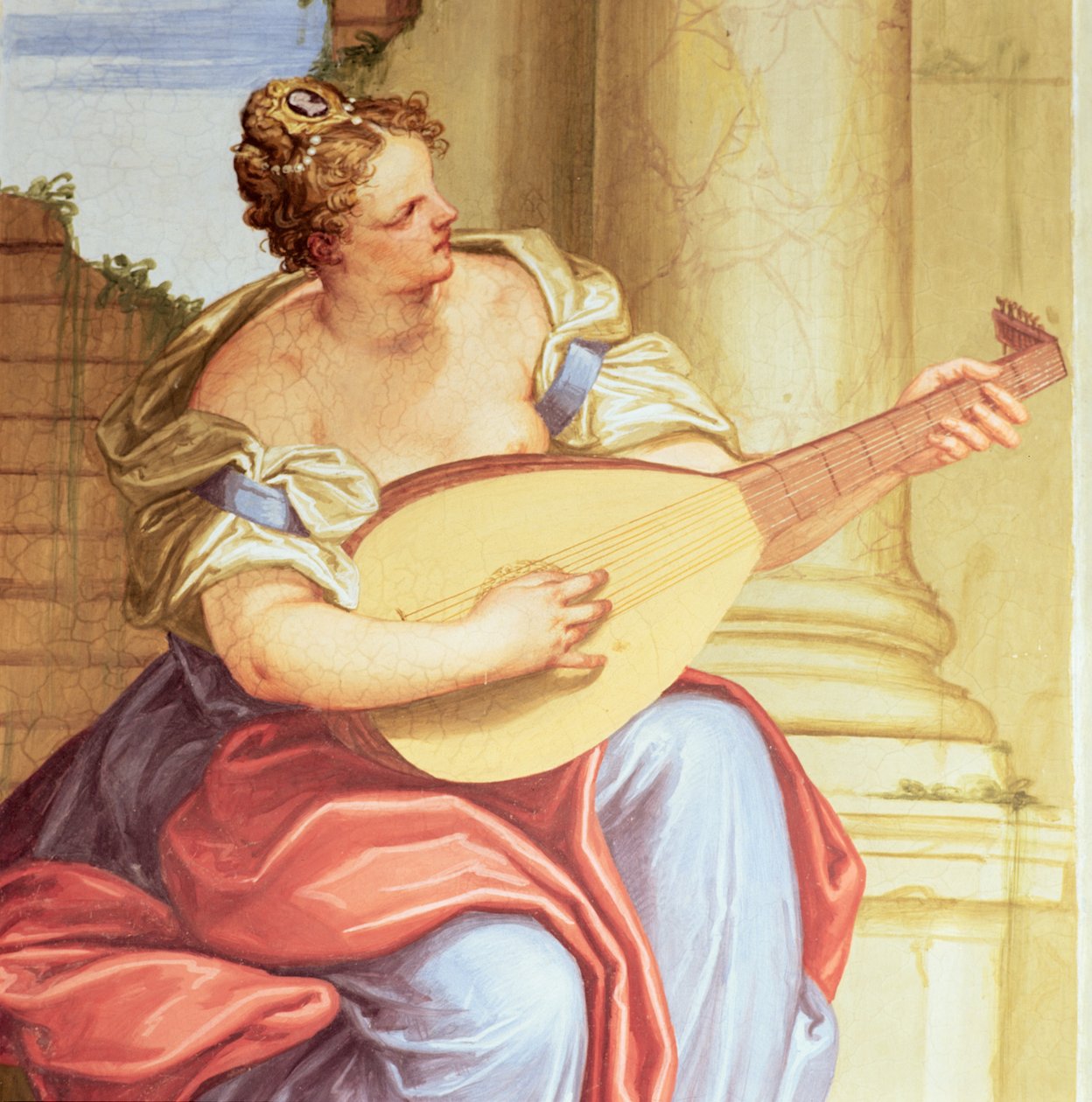 Muzyka (szczegóły z 283697) autorstwa Giambattista 1526 78 Zelotti