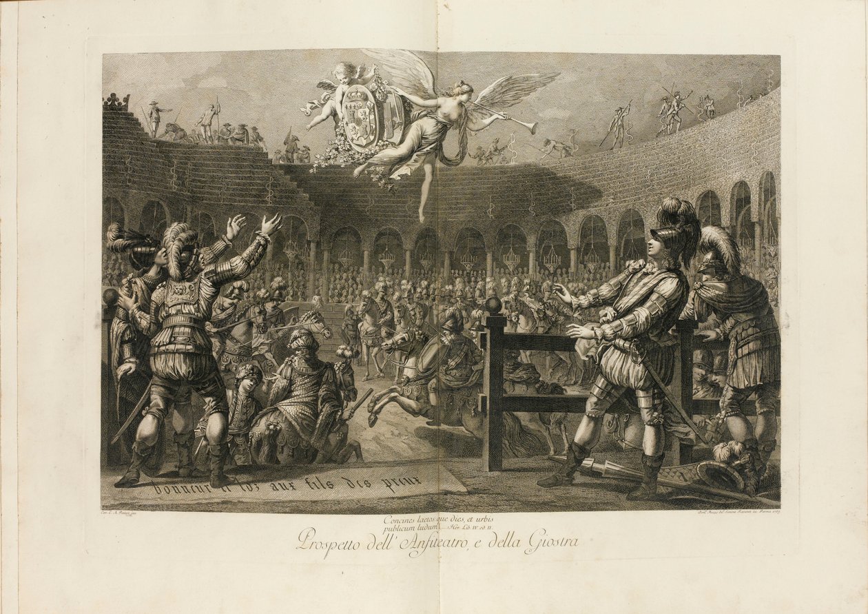 Święto Z okazji zaślubin księcia Parmy Ferdynanda z arcyksiężną..., 1769. autorstwa Giambattista Bodoni