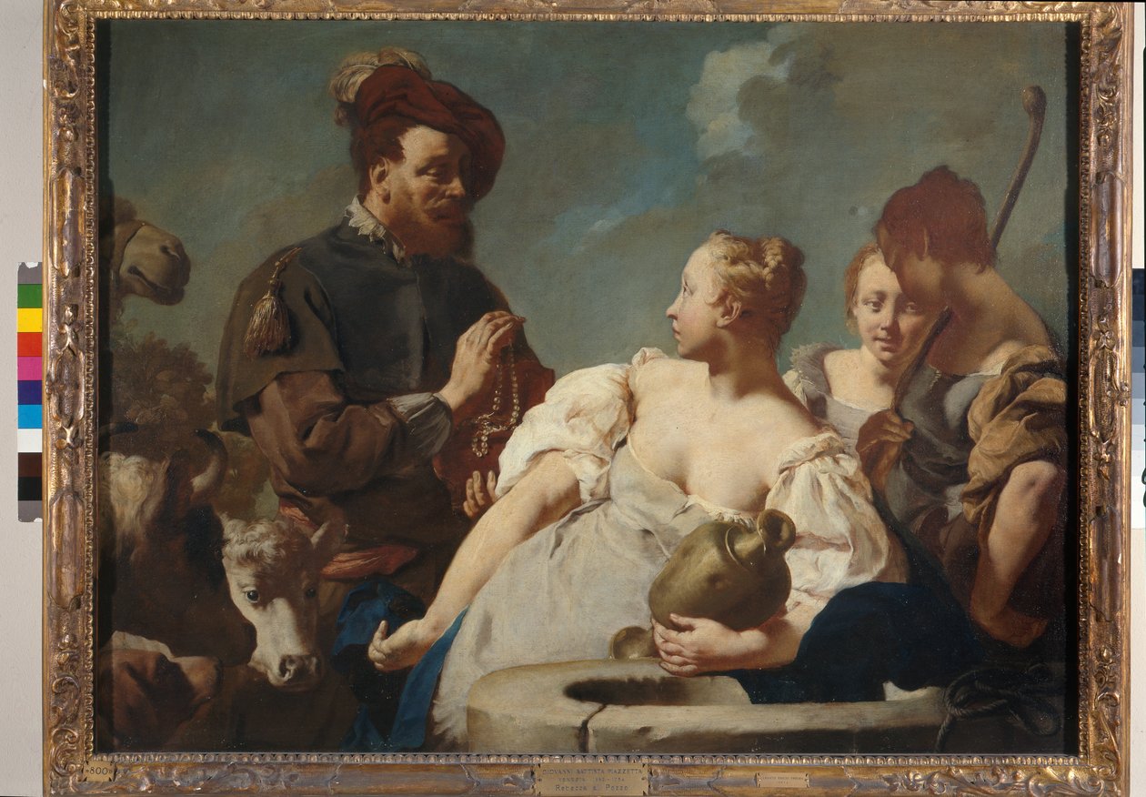 Rebecca i Eleazar przy studni autorstwa Giambattista Piazzetta