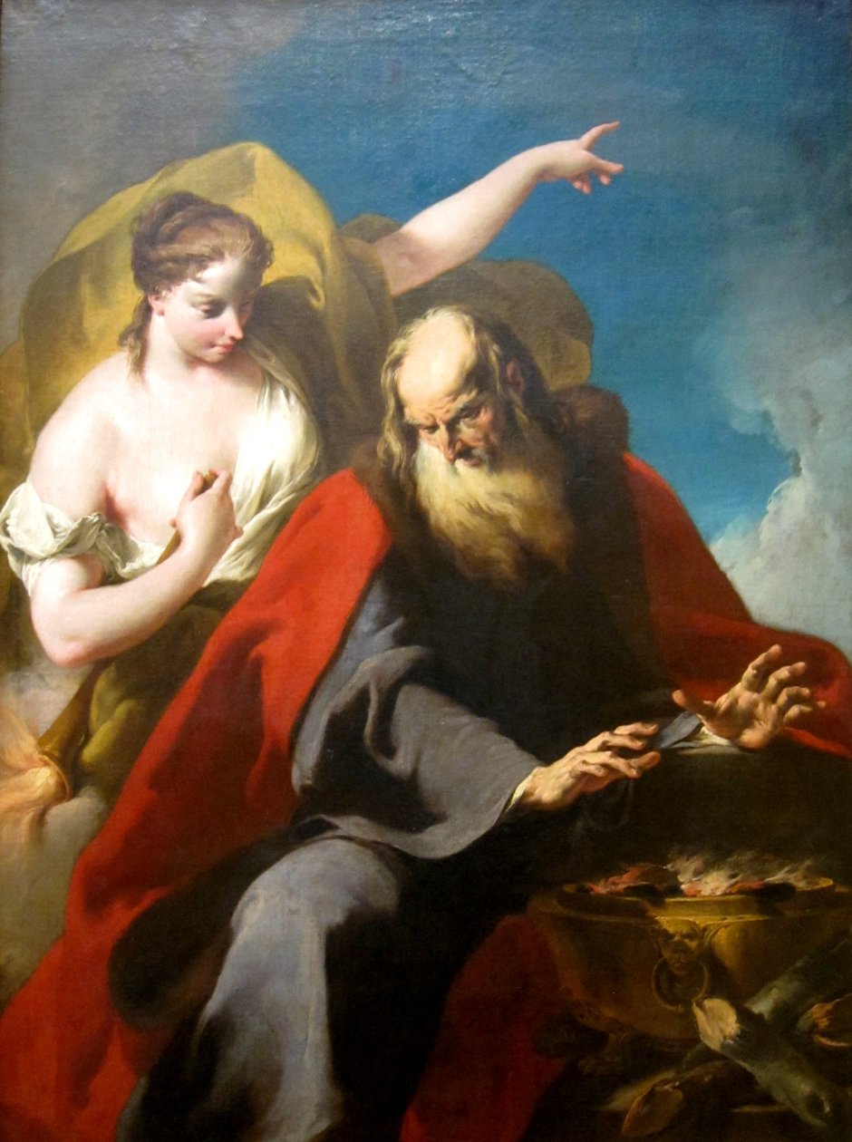 Alegoria lata i zimy autorstwa Giambattista Pittoni