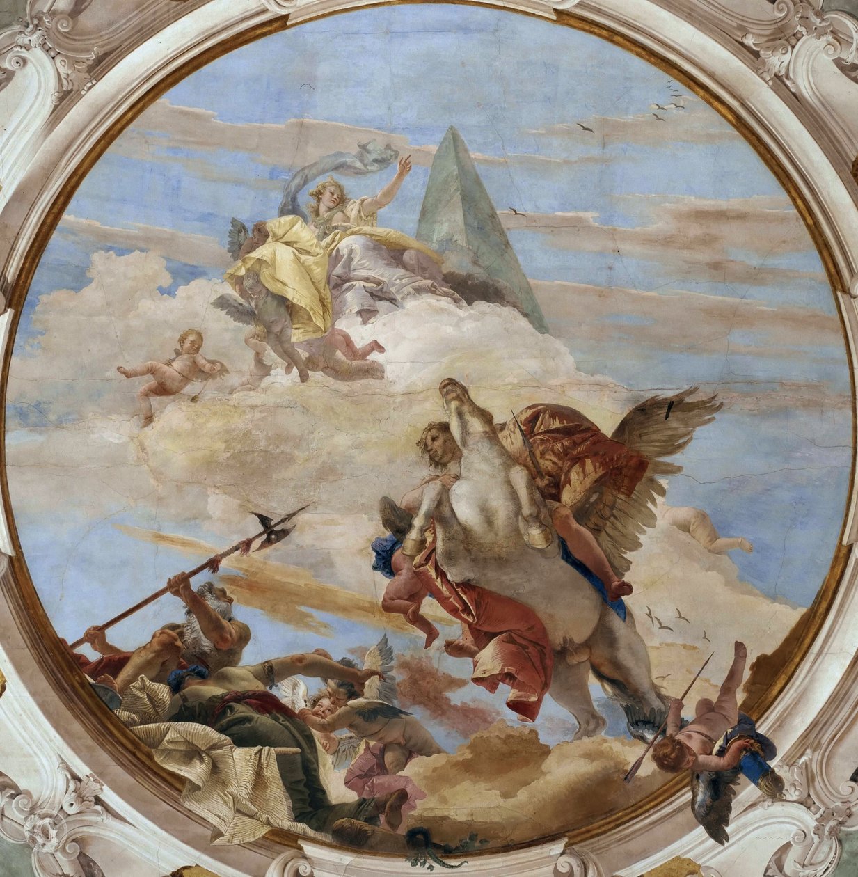 Bellerophon na Pegazie, ok. 1746. autorstwa Giambattista Tiepolo