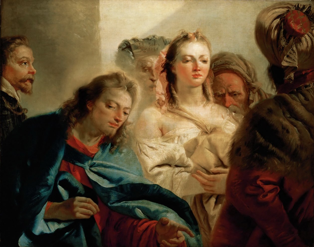 Chrystus i niewiasta przyłapana na cudzołóstwie autorstwa Giambattista Tiepolo