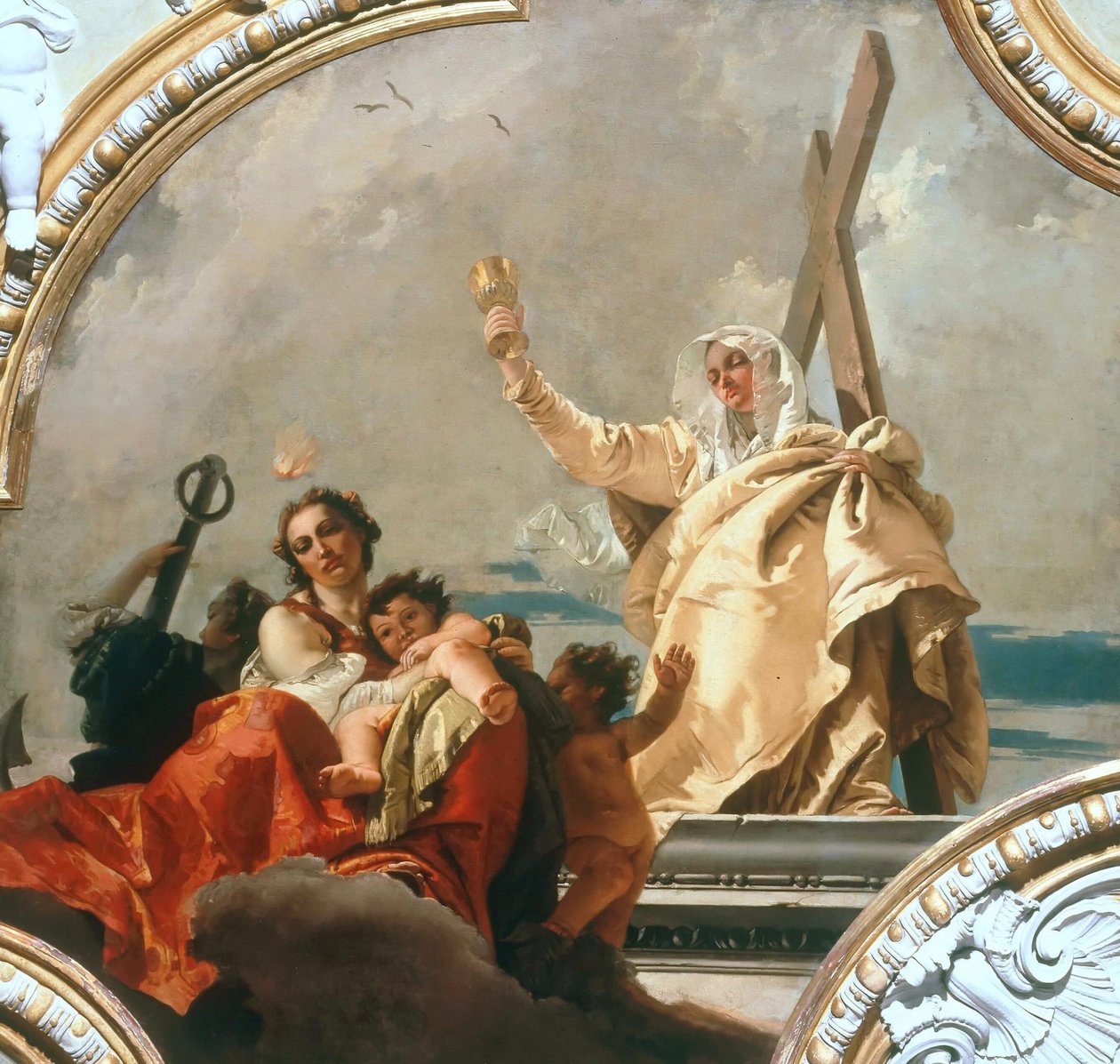 Wiara, nadzieja i miłość, 1744. autorstwa Giambattista Tiepolo
