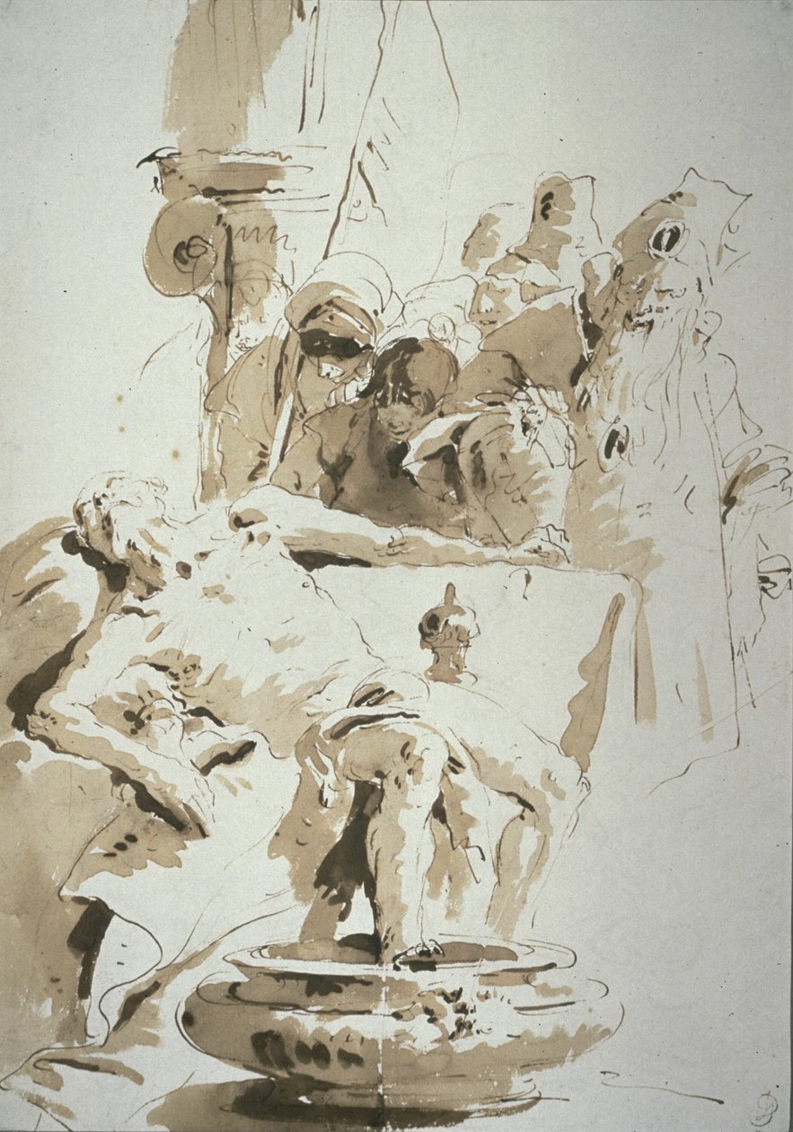Fantazja o śmierci Seneki autorstwa Giambattista Tiepolo
