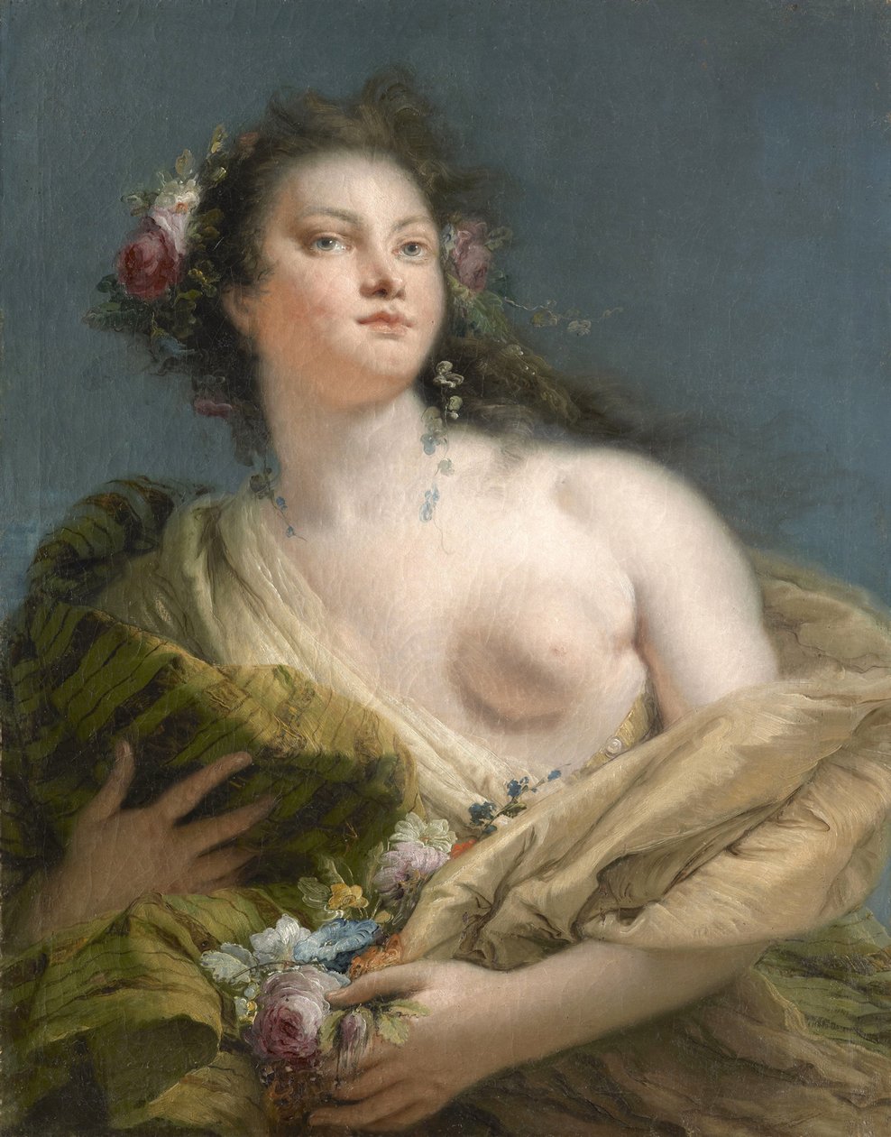 Portret damy jako Flora, ok. 1760. autorstwa Giambattista Tiepolo