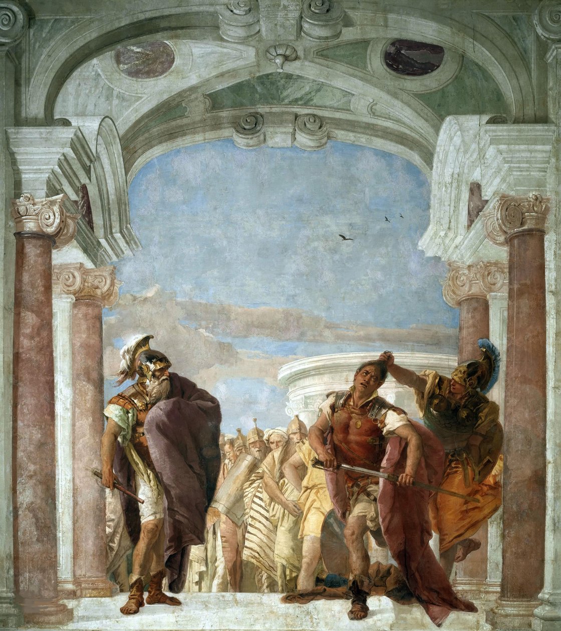 Wściekłość Achillesa, 1757. autorstwa Giambattista Tiepolo