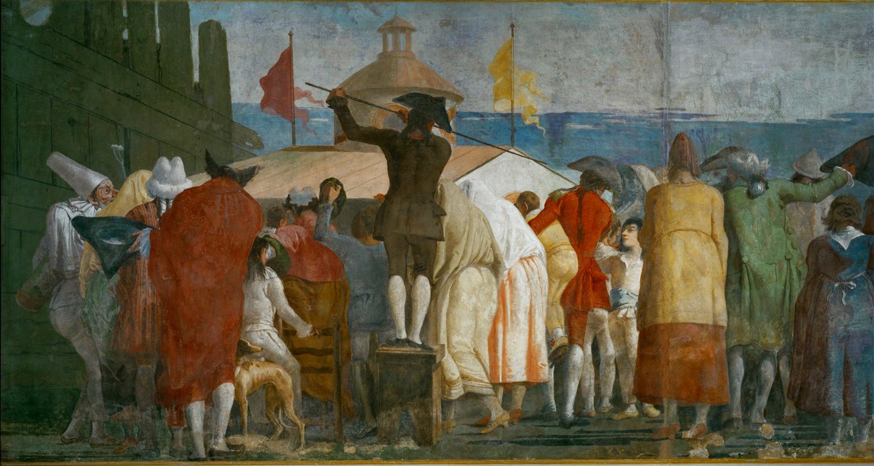 Nowy Świat autorstwa Giambattista & Tiepolo Giandomenico (1727-1804) Tiepolo