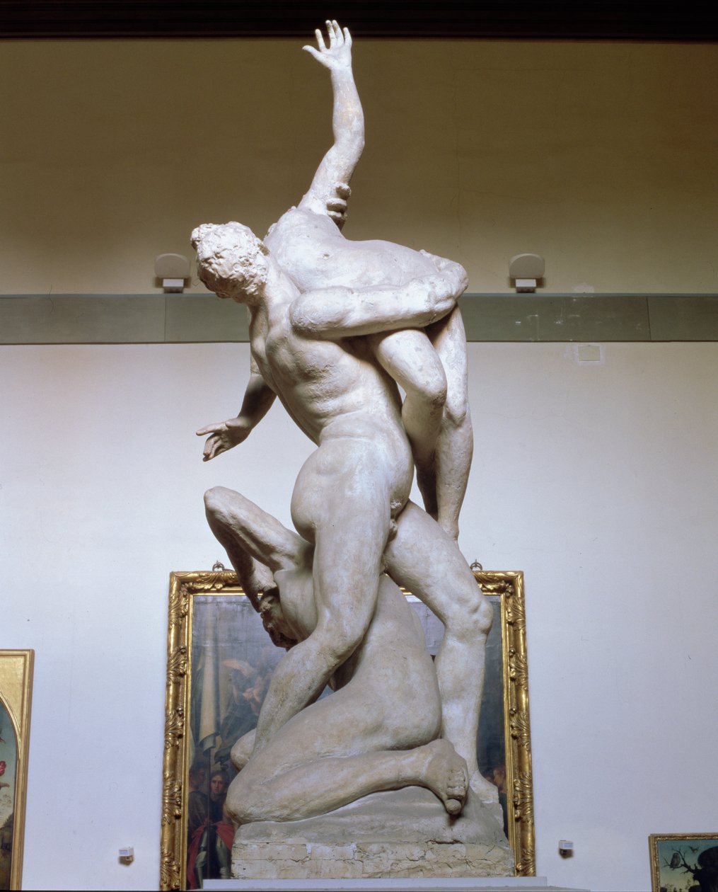 Gwałt na Sabinie, ok. 1583 (gips) (zob. też 80503) autorstwa Giambologna