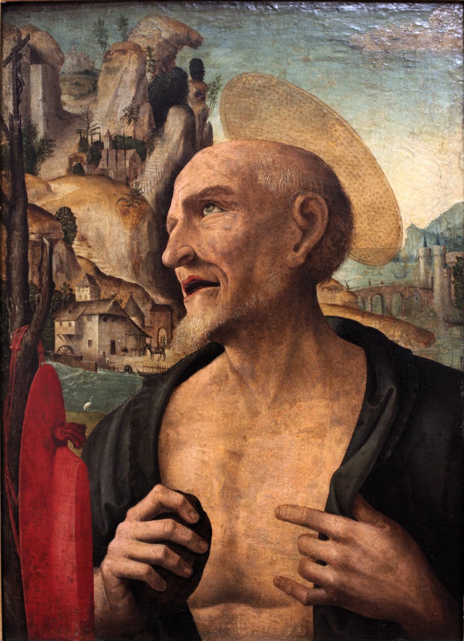Pokutnik św. Hieronima autorstwa Gian Francesco de Maineri
