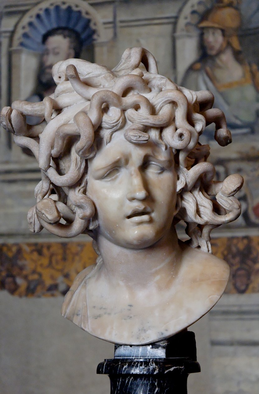 Szef Meduzy. Marmur, 1630 autorstwa Gian Lorenzo Bernini