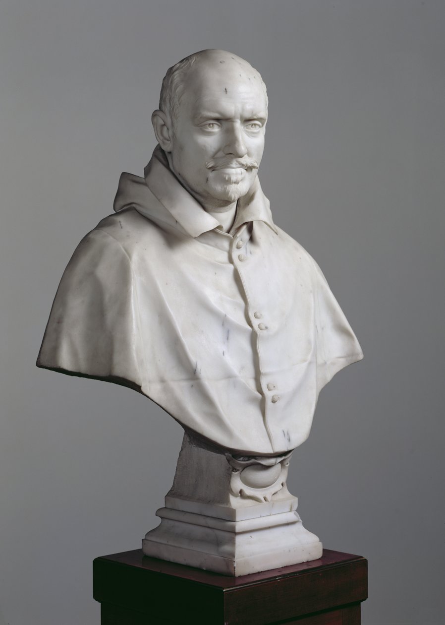 Portret Alessandro Damasceni-Peretti-Montalto, 1622-23 (marmur) (patrz także 149092, 149093 i 149094) autorstwa Gian Lorenzo Bernini