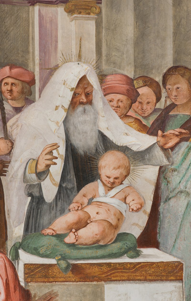 Nawa Środkowa, Piąte Przęsło Północne, Prezentacja Świątyni, Gian Francesco Bembo autorstwa Gian Francesco Bembo