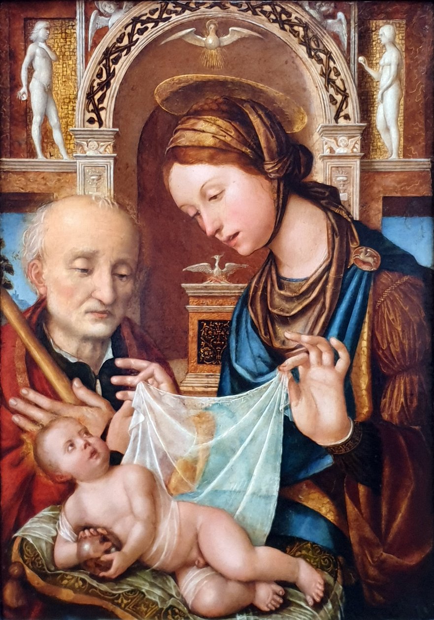 Niemiecki: Die Heilige Familie Święta Rodzina autorstwa Gian Francesco de Maineri