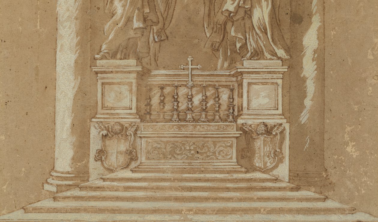 Studium do Katedry św. Piotra autorstwa Gian Lorenzo (studio of) Bernini