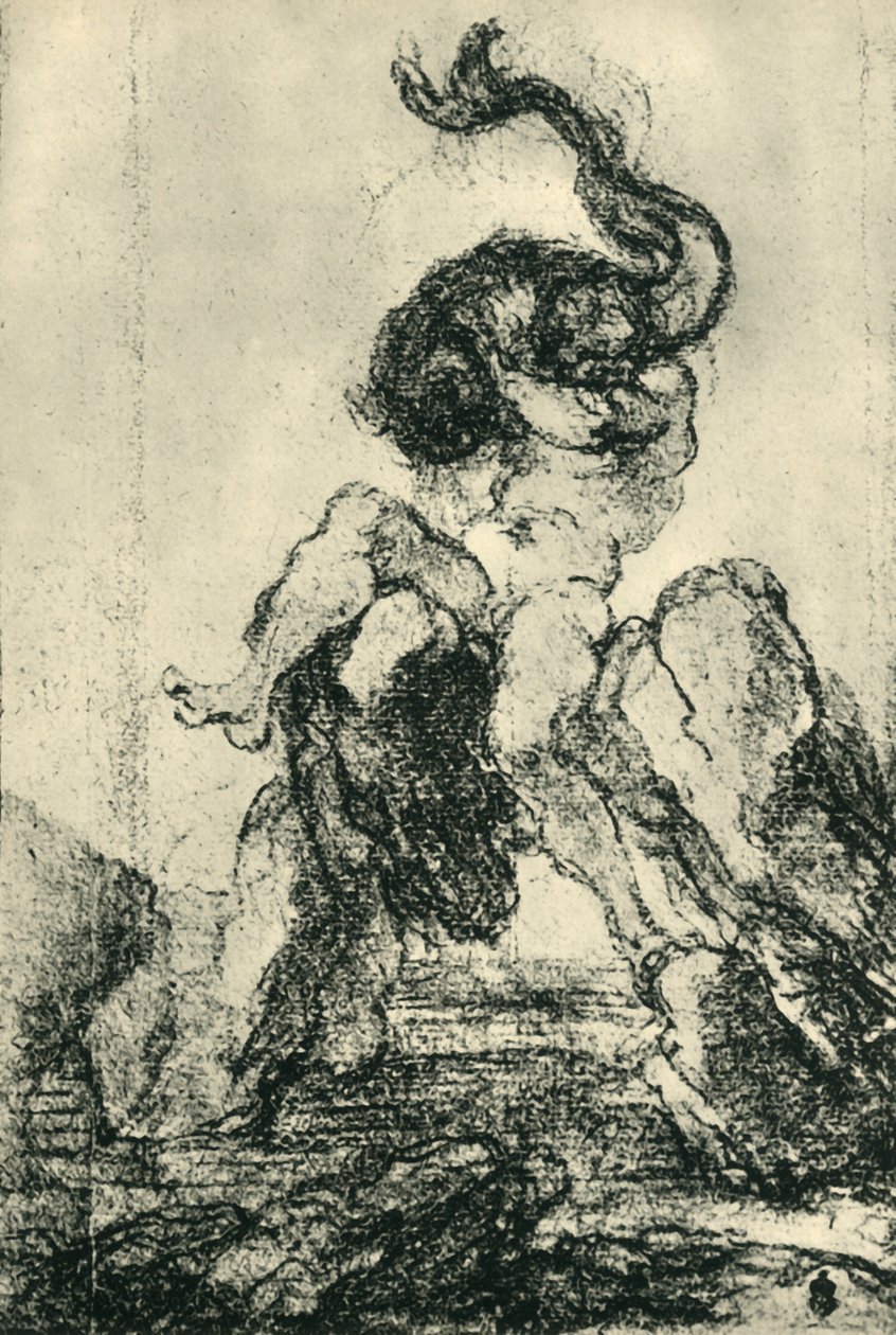 Morski bóg z delfinem, 1652-1653, 1943. autorstwa Gian Lorenzo Bernini