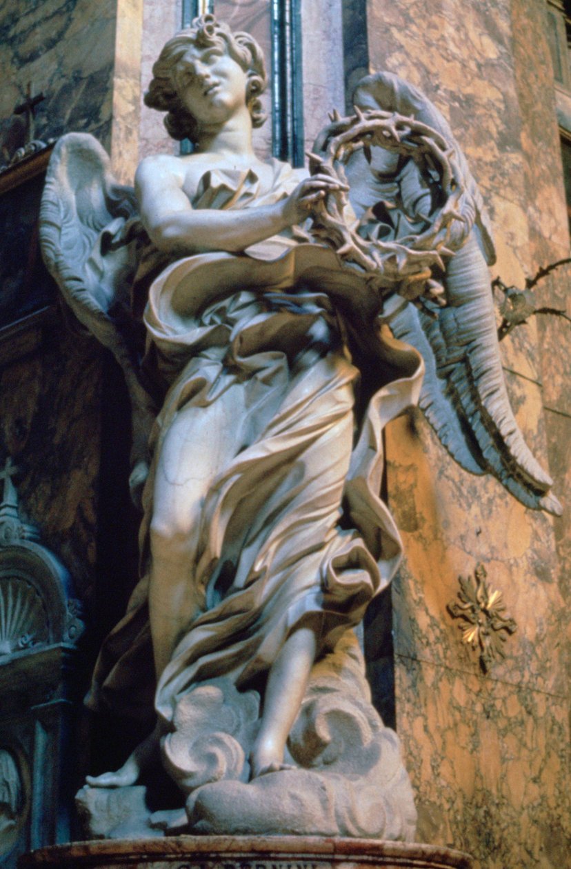 Anioł z koroną cierniową, 1667-1669 autorstwa Gian Lorenzo Bernini