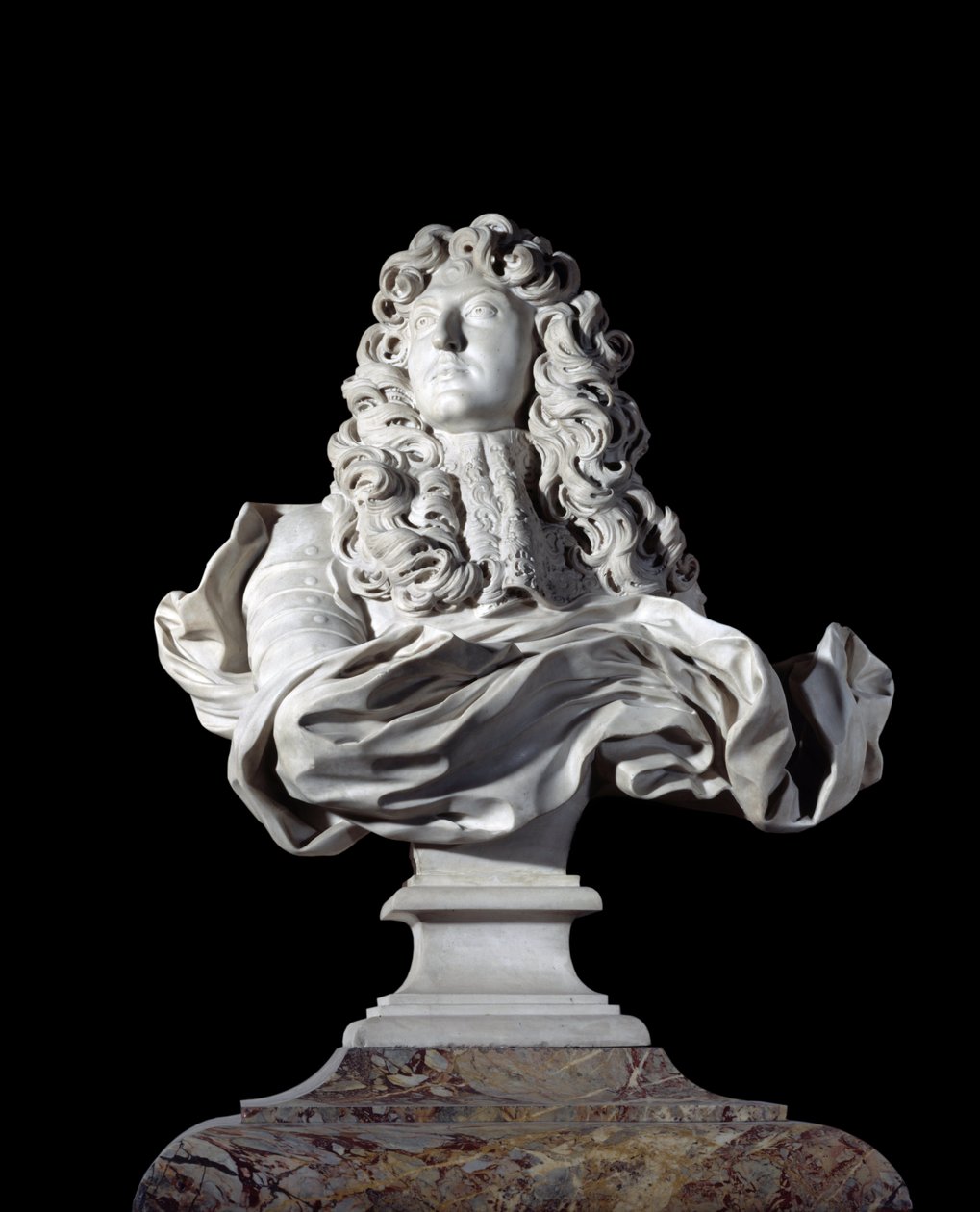 Popiersie Ludwika XIV, króla Francji. Rzeźba Gian Lorenzo autorstwa Gian Lorenzo Bernini