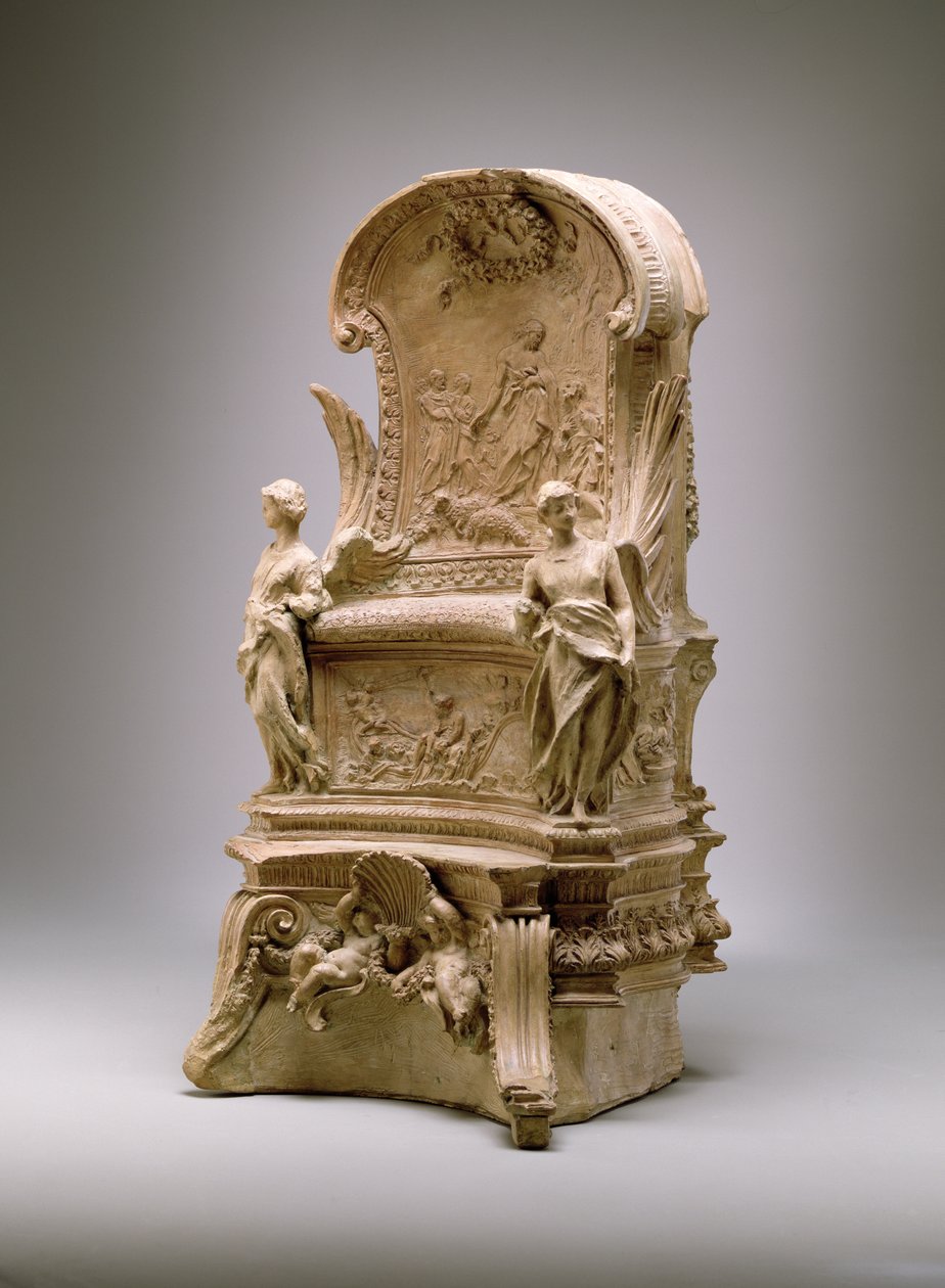 Katedra św. Piotra, 1658 (terakota) autorstwa Gian Lorenzo Bernini