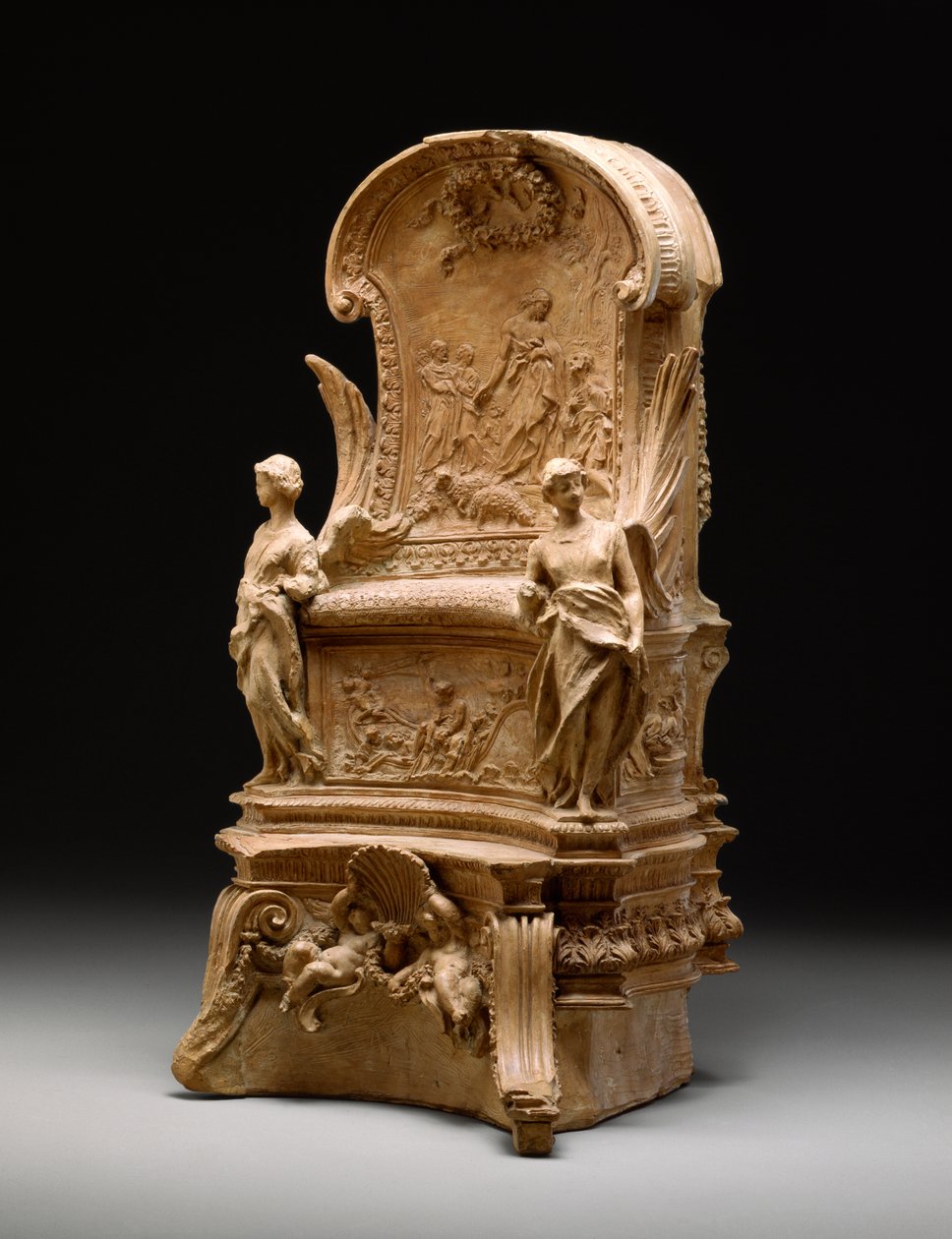 Katedra św. Piotra, 1658 (terakota) autorstwa Gian Lorenzo Bernini