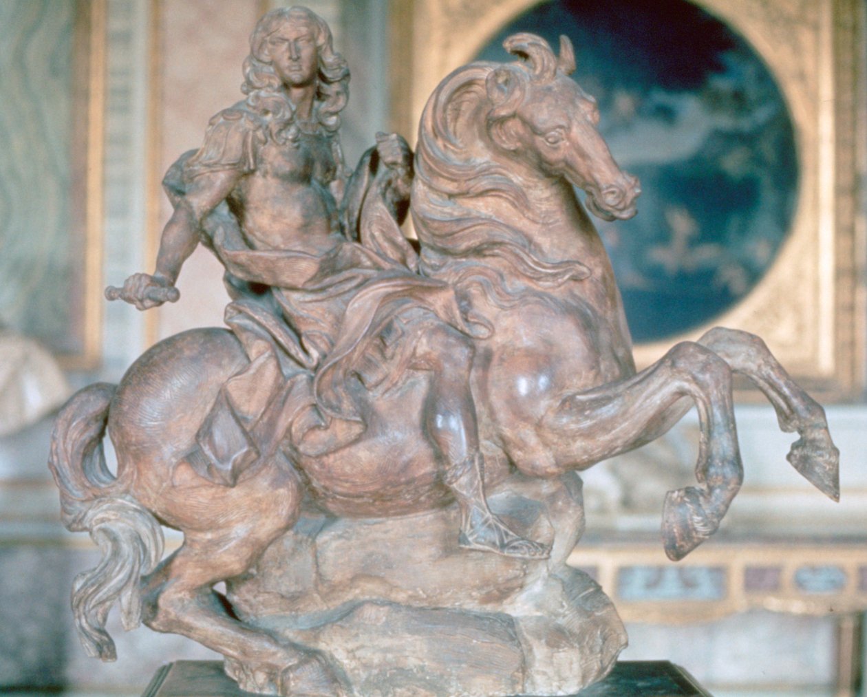 Posąg konny króla Ludwika XIV, 1670 autorstwa Gian Lorenzo Bernini