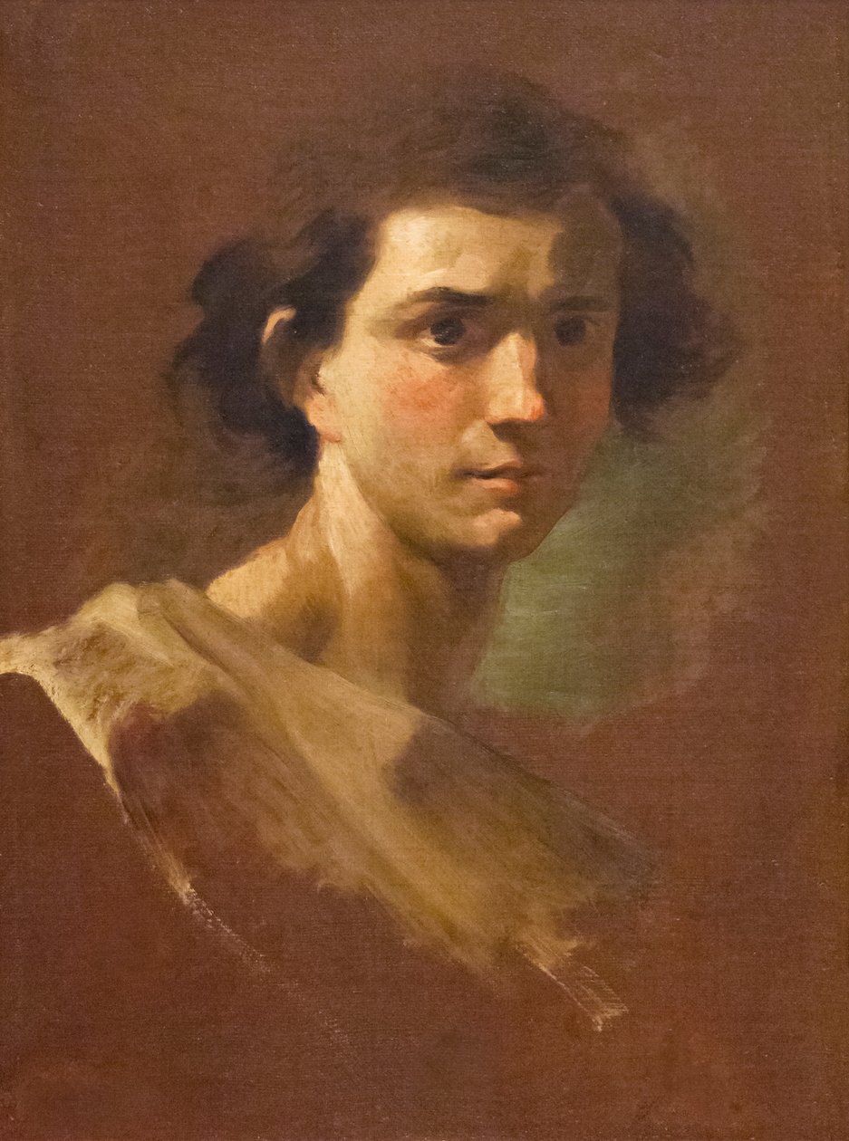 Autoportret z młodości (olej na płótnie) autorstwa Gian Lorenzo Bernini