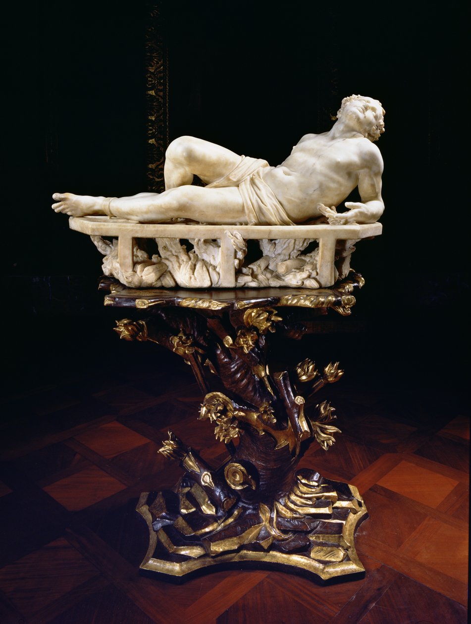 Męczeństwo św. Wawrzyńca, 1613 (marmur) autorstwa Gian Lorenzo Bernini