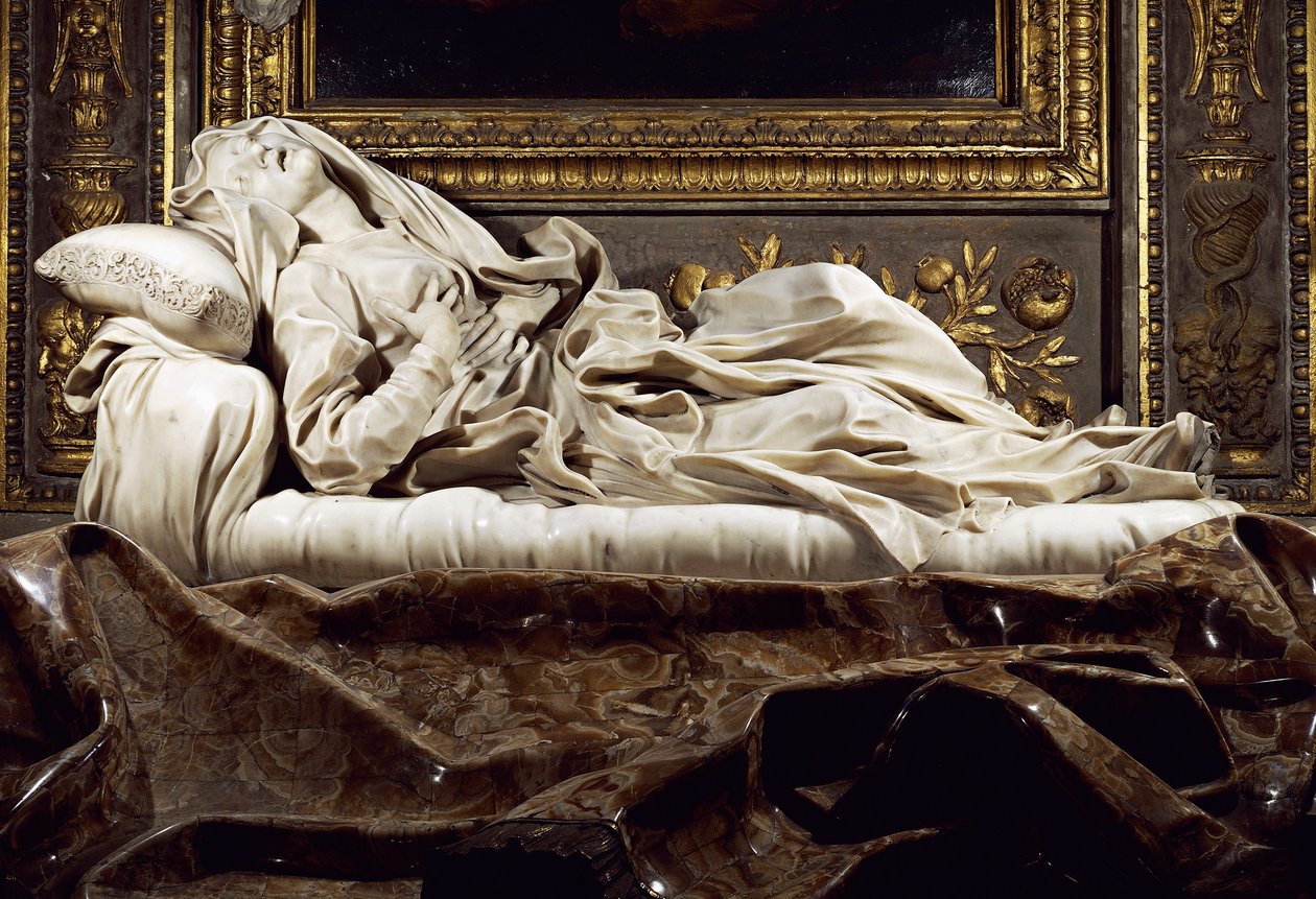 Grób Błogosławionej Ludwiki Albertoni autorstwa Gian Lorenzo Bernini