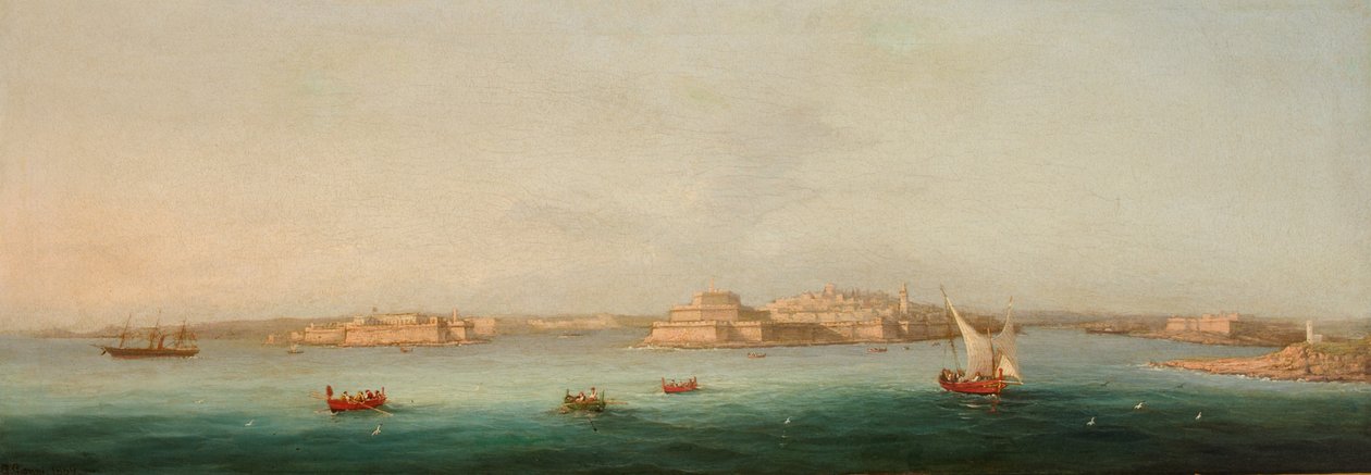 Wielki Port, Malta, 1869 autorstwa Giancinto Gianni