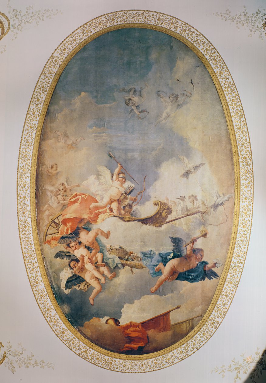 Zwycięstwo Wenus autorstwa Giovanni Domenico Tiepolo
