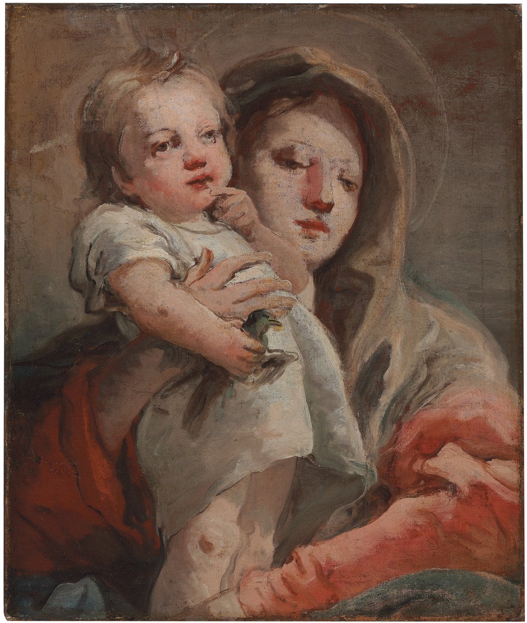 Madonna z Dzieciątkiem ze szczygłem autorstwa Giovanni Domenico Tiepolo