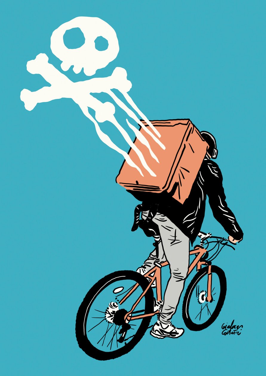Dostawa, 2023 r. (w formie cyfrowej) autorstwa Gianluca Costantini