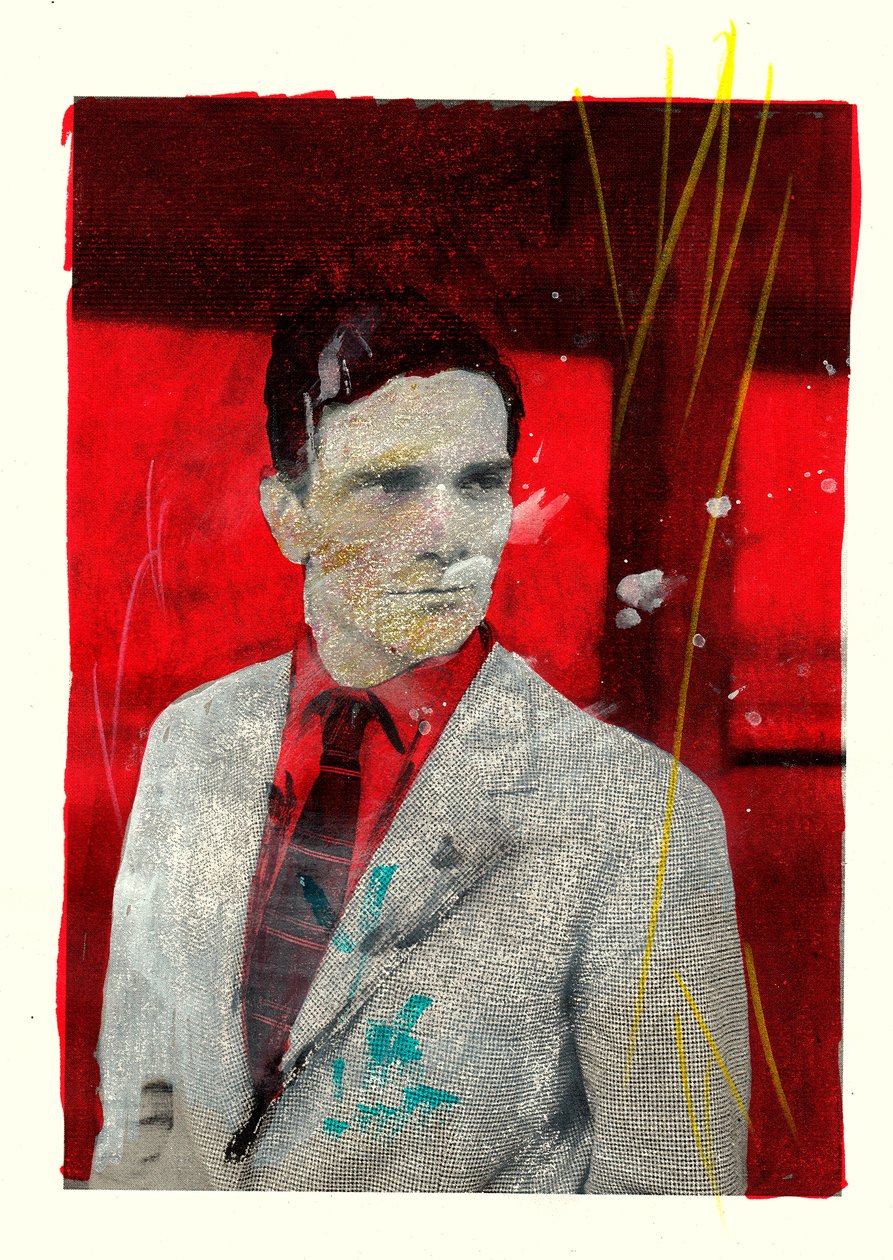 Portret Pierpaolo Pasoliniego, 2014 (media mieszane) autorstwa Gianluca Costantini