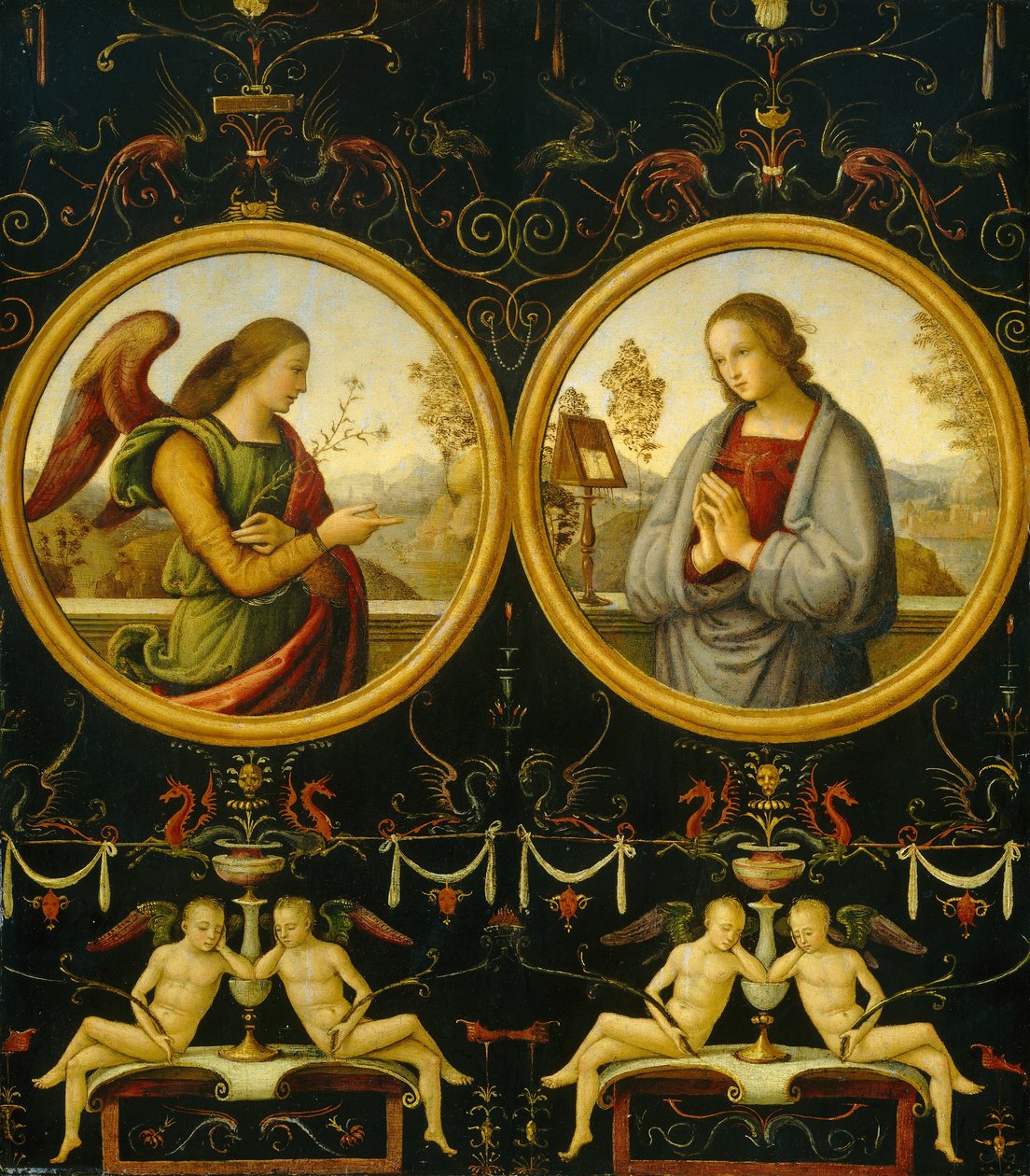 Zwiastowanie, 15101515. autorstwa Giannicola di Paolo