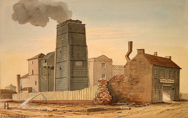 Widok na Clink Street Waterworks, Southwark autorstwa Gideon Yates