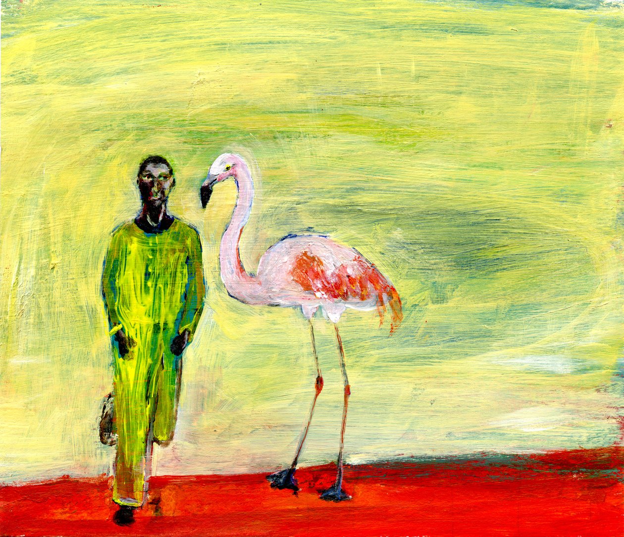 Can You Do It, 2005, (olej na papierze) autorstwa Gigi Sudbury