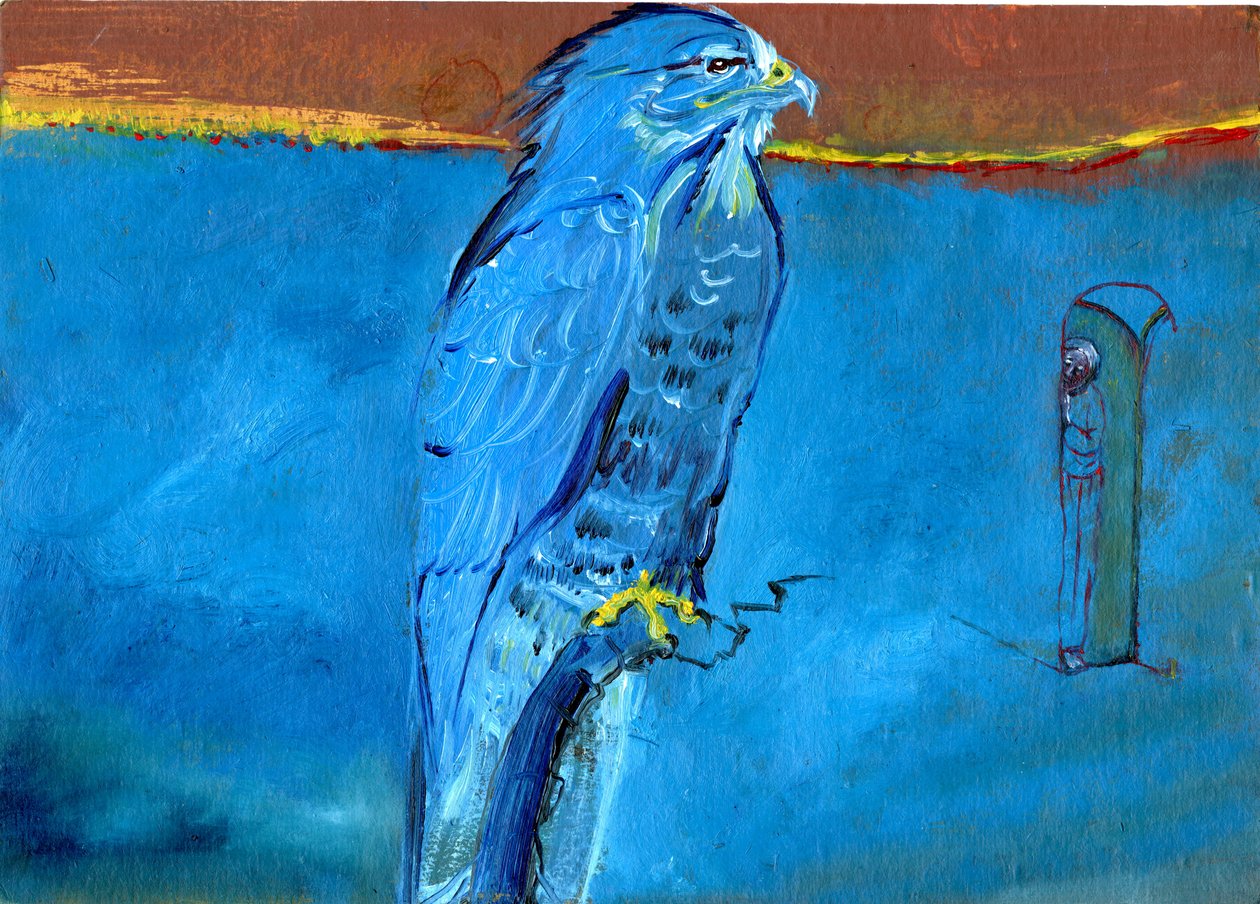 Błękitna noc mordercy, 2016, autorstwa Gigi Sudbury