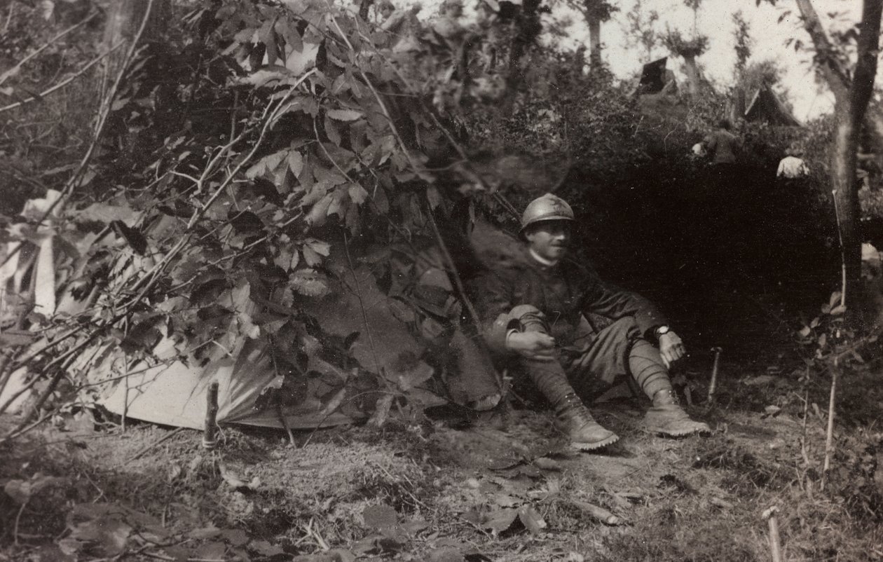 Album "Pictures of War II": Żołnierze włoscy w Val Chiusone do Podsenicy, 09/1917 (zdjęcie czarno-białe) autorstwa Gigliucci Gigliucci