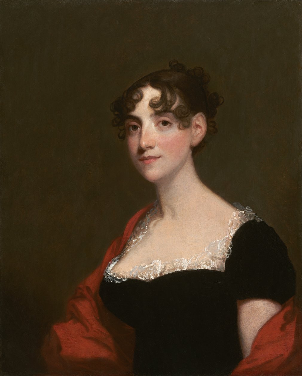 Ann Calvert Stuart Robinson (Pani William Robinson), ok. 1804 (olej na drewnie) autorstwa Gilbert Stuart