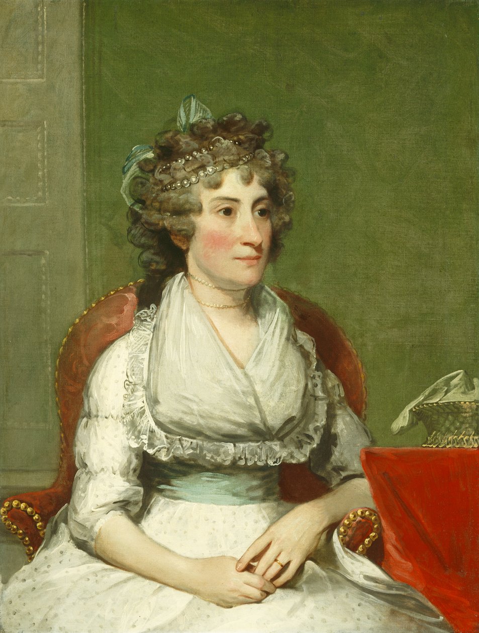 Catherine Yates Pollock (pani George Pollock), 1793-4 autorstwa Gilbert Stuart