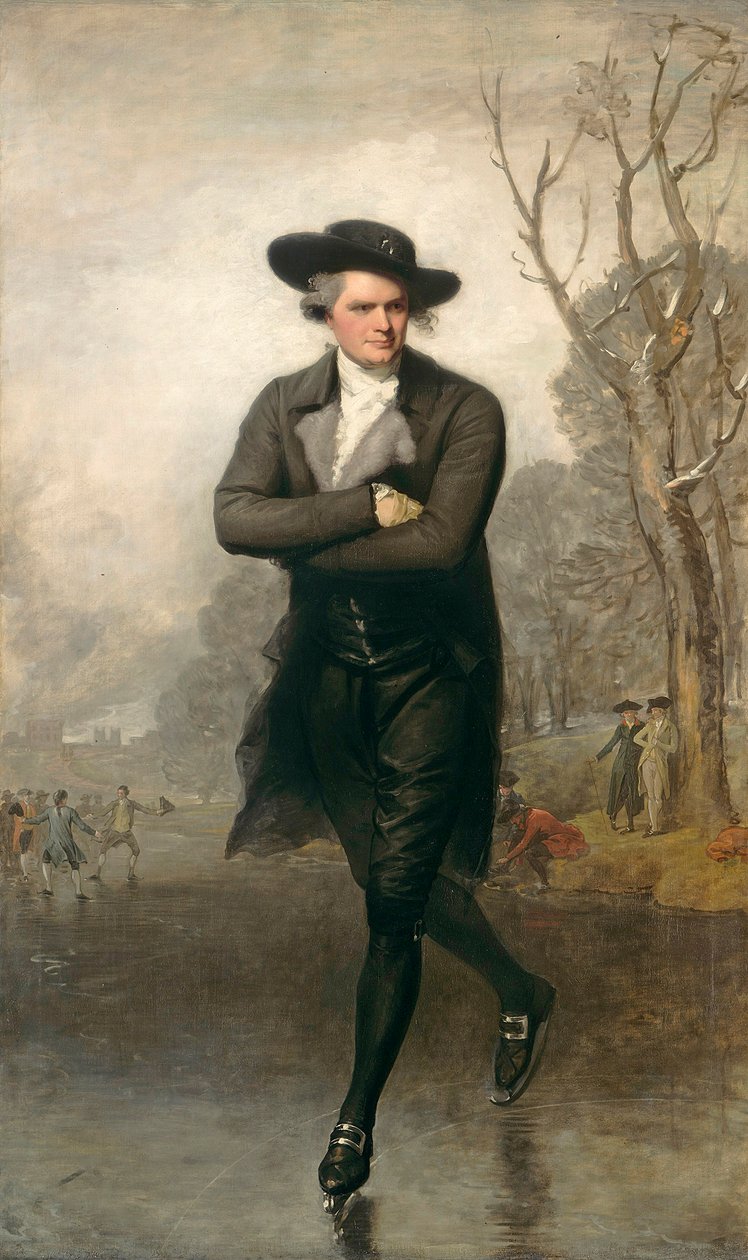 Łyżwiarz (portret Williama Granta), 1782 autorstwa Gilbert Stuart
