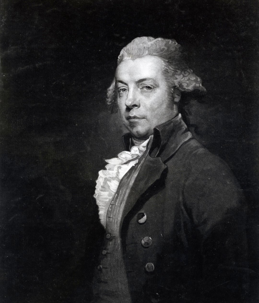 Thomas Malton, Starszy (1726-1801), 1806 (mezzotinta) autorstwa Gilbert Stuart