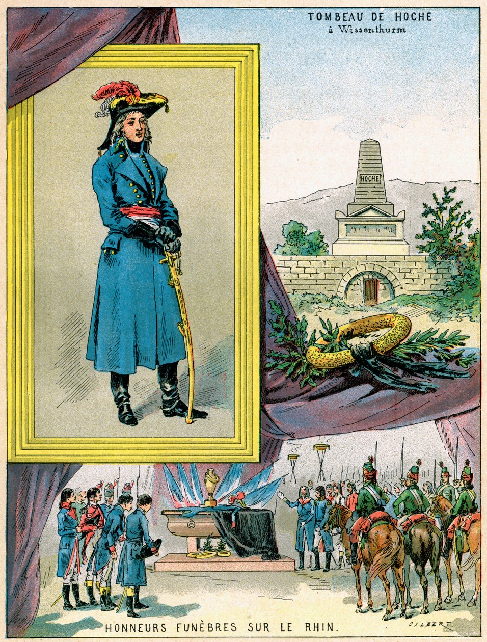 Lazare Hoche, francuski żołnierz, 1898 autorstwa Gilbert