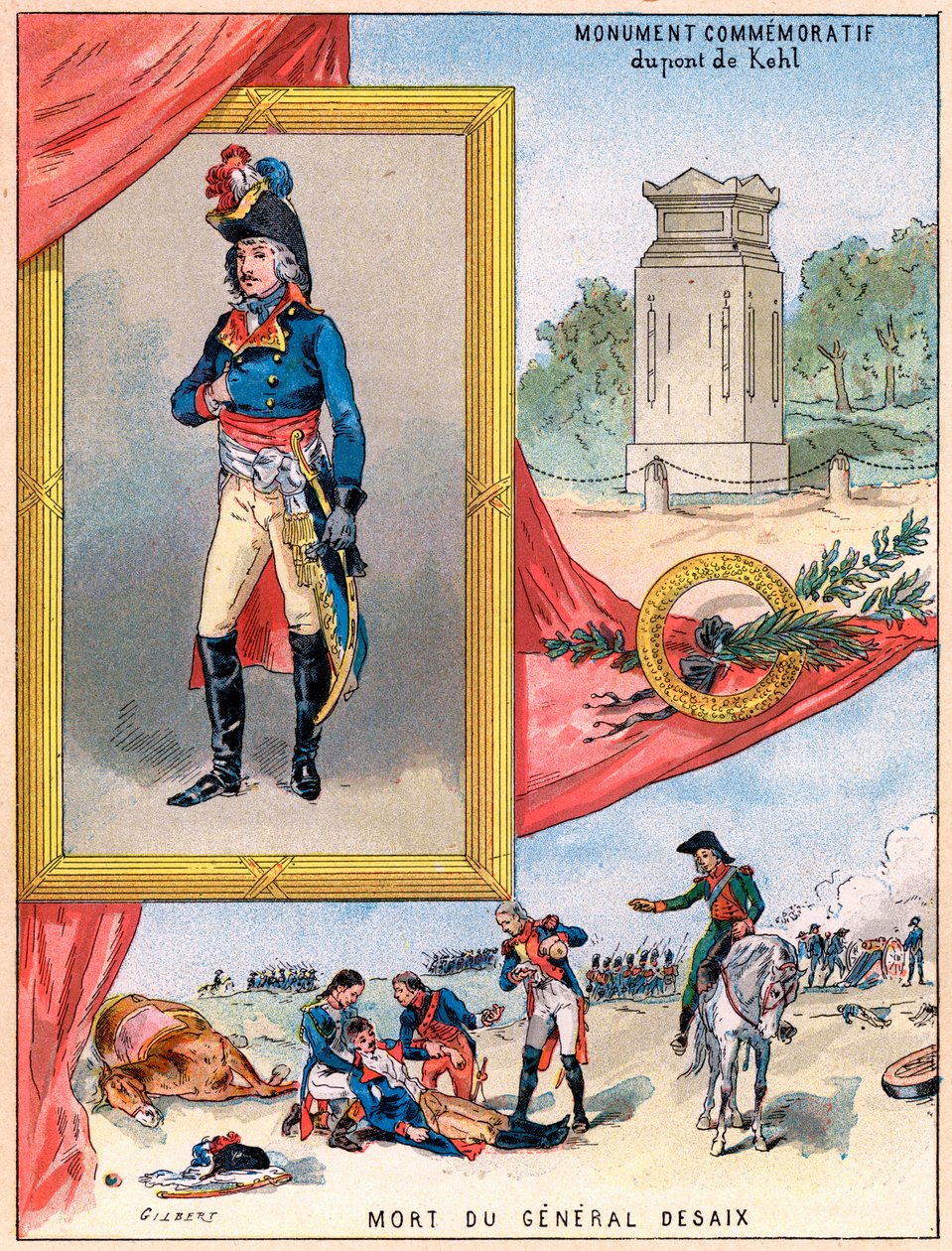 Louis Charles Antoine Desaix, francuski generał i przywódca wojskowy, 1898 autorstwa Gilbert
