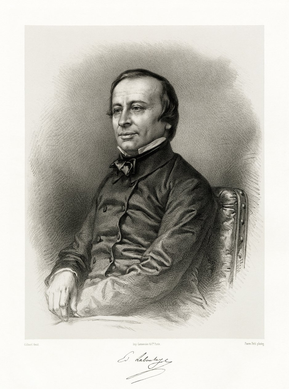 Edouard René Lefebvre de Laboulaye, 1865-66 autorstwa Gilbert