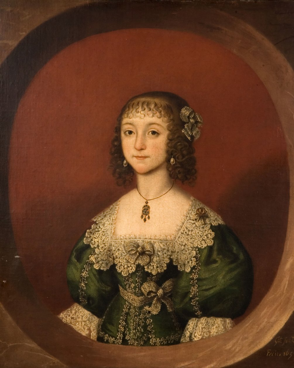 Portret dziewczynki, 1638. autorstwa Gilbert Jackson