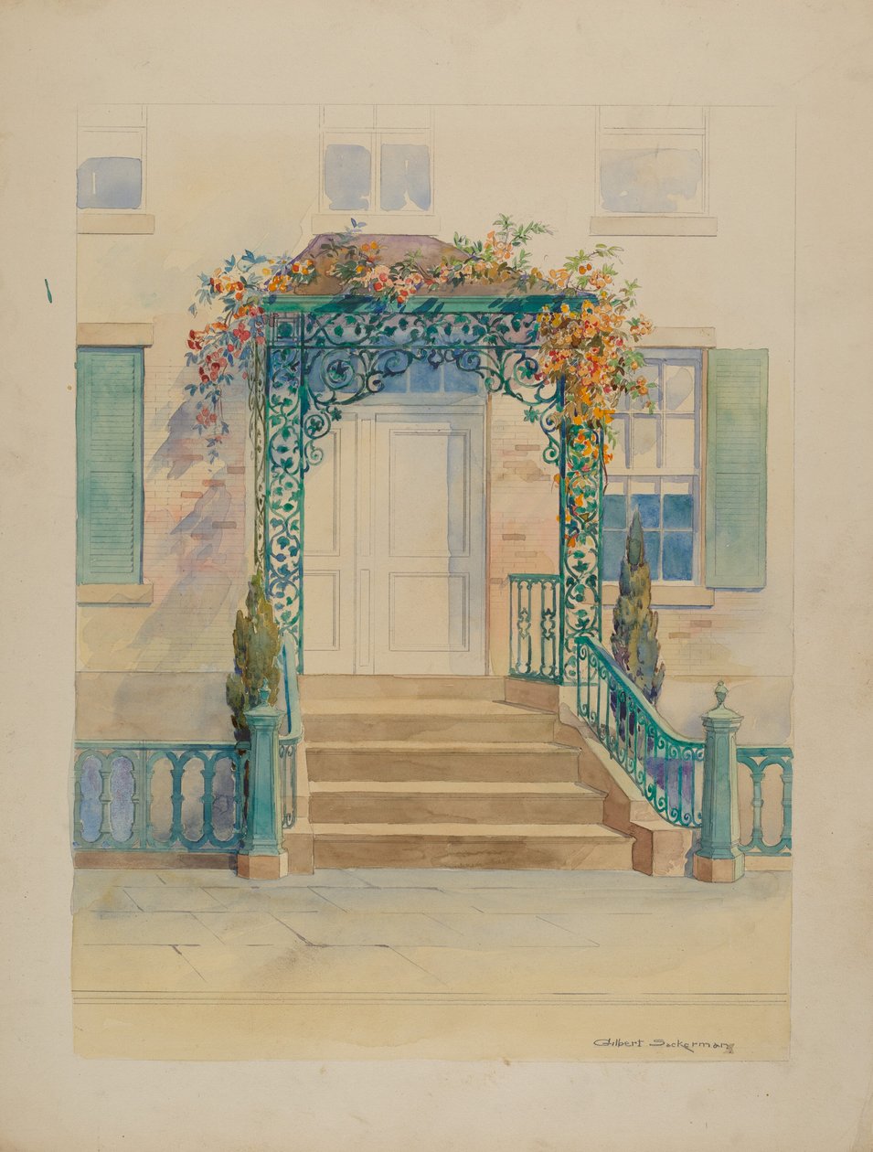 Żelazo ozdobne, ok. 1936. autorstwa Gilbert Sackerman