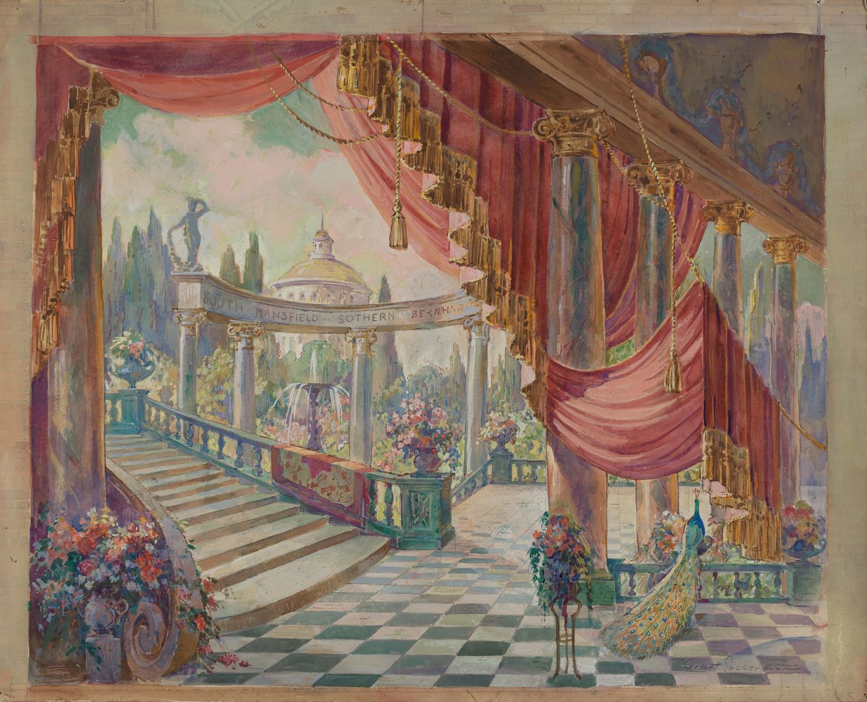 Scenografia autorstwa Gilbert Sackerman