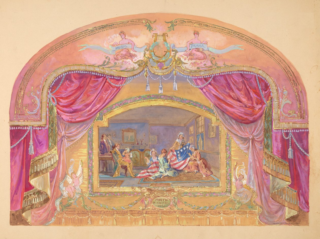 Malarstwo teatralne, 1935-1942. autorstwa Gilbert Sackerman