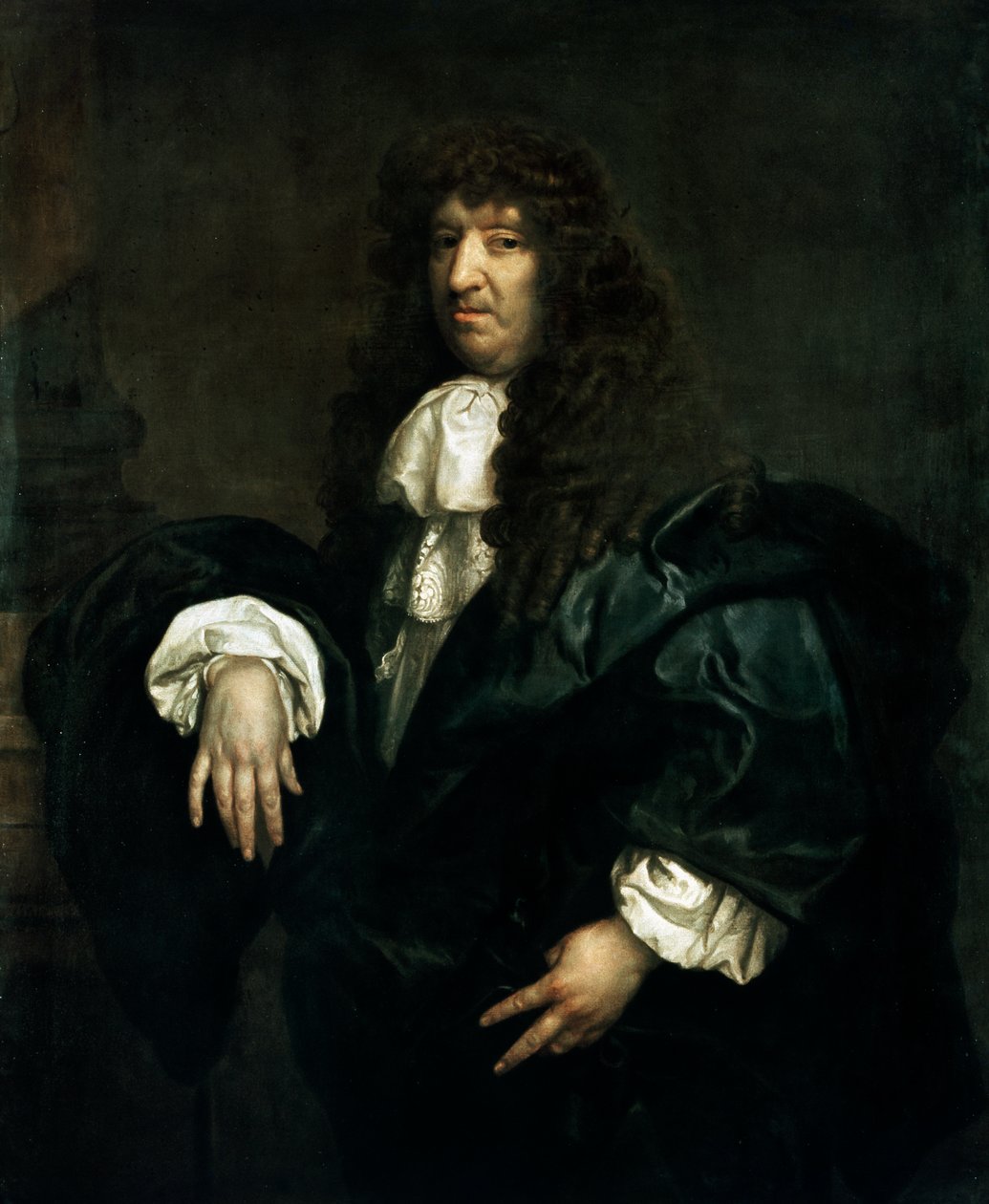 Portret Samuela Butlera, ok. 1670-80 (olej na płótnie) autorstwa Gilbert Soest